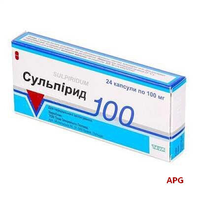 СУЛЬПИРИД 100 мг N24 капс.