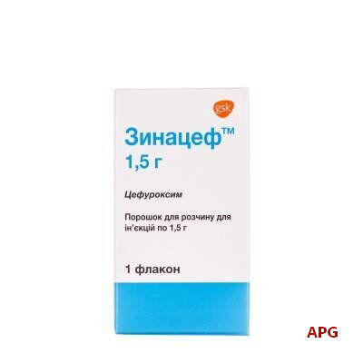 ЗИНАЦЕФ 1500 мг пор. д/ін. фл.