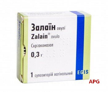 ЗАЛАЇН ОВУЛІ 300 мг №1 суп. піхв.