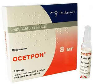 ОСЕТРОН 8 мг 4 мл N5 р-р д/ин. амп.