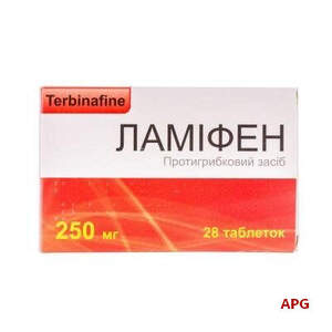 ЛАМИФЕН 250 мг N28 табл. к.яч.уп.