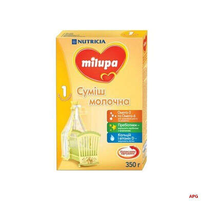 СУМІШ МОЛОЧН. СУХА MILUPA 1 0-3 міс. 350 г