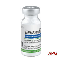 БЕНЗИЛПЕНІЦИЛІН 500 тис ОД пор. д/ін. фл.