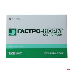 ГАСТРО-НОРМ 120 мг N100 табл. к.яч.уп.