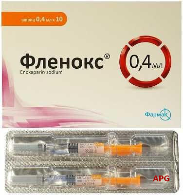 ФЛЕНОКС 4000 анти-Ха МО 0,4 мл №10 р-н д/ін. шприц