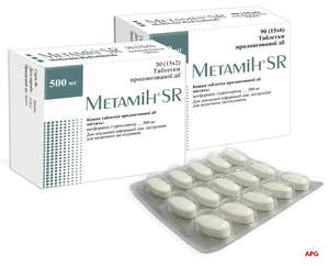 МЕТАМИН SR 500 мг N90 табл.