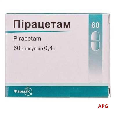 ПІРАЦЕТАМ 400 мг №60 капс.