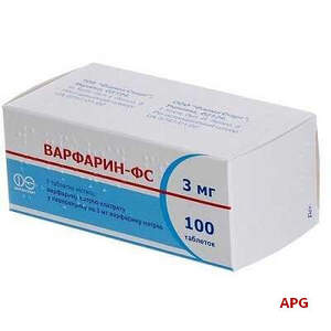 ВАРФАРИН-ФС 3 мг N100 табл. к.яч.уп.
