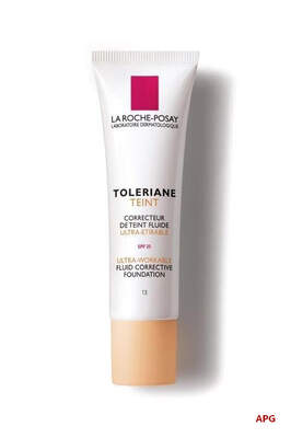 LA ROCHE-POSAY ТОЛЕРАН ТОН КОРРЕГИРУЮЩИЙ ТОНАЛЬНЫЙ ФЛЮИД SPF 25 оттенок13 бежево-песочный 30мл