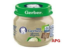 ПЮРЕ GERBER ЦВІТНА КАПУСТА 80 г