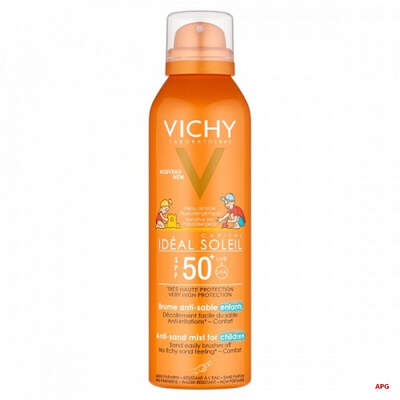 VICHY ИДЕАЛЬ СОЛЕЙ СОЛНЦЕЗАЩИТН.СПРЕЙ Д/ТЕЛА С ТЕХН."АНТИ-ПЕСОК" SPF50+, 200 мл