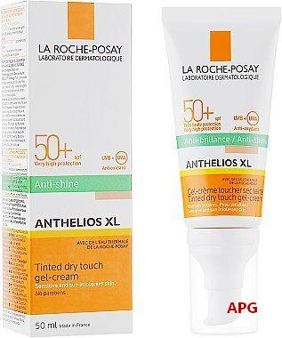 LA ROCHE POSAY АНТГЕЛІОС XL ГЕЛЬ-КРЕМ МАТУЮЧ. з тон. ефект. SPF 50+ д/обличчя 50 мл