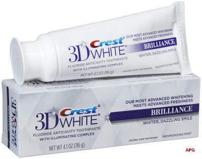 ЗУБ. ПАСТА КРЕСТ 3D WHITE BRILLIANCE + ADVANCED STAIN PROTECTION 116 г