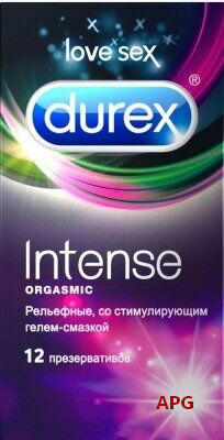 ПРЕЗ DUREX Intense orgasmic рел'єфн. зі стимул. змазкою №12