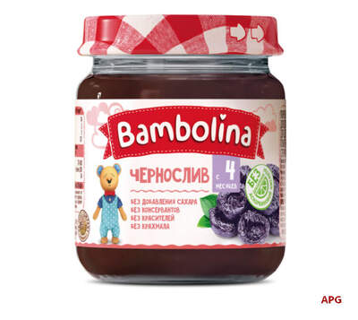 ПЮРЕ BAMBOLINA ЧЕРНОСЛИВ 100 Г