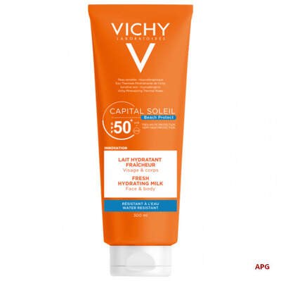 VICHY КАПИТАЛЬ СОЛЕЙ СОЛНЦЕЗАЩИТНОЕ УВЛАЖН. МОЛОЧКО SPF 50+ ДЛЯ ЛИЦА И ТЕЛА 300 мл