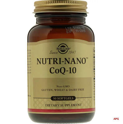 СОЛГАР NUTRI-NANO CoQ-10 3.1-X NUTRITIONAL SUPPLEMENT № 50