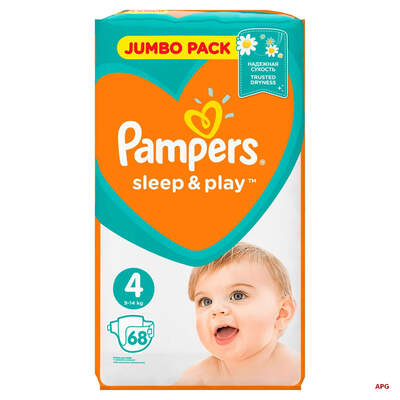 ПІДГУЗ PAMPERS SLEEP & PLAY 3 (6-10 кг) №58 midi