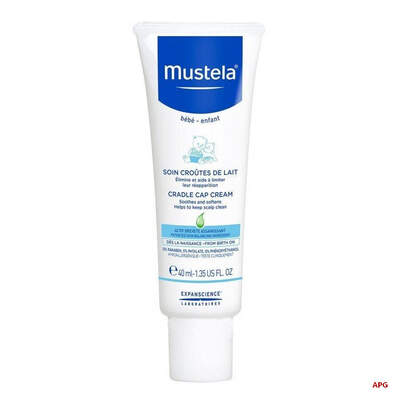 MUSTELA Cradle Cap Cream КРЕМ ОТ СЕБОРЕЙНЫХ КОРОЧЕК - 40 мл