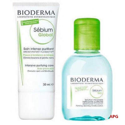 BIODERMA НАБОР СЕБИОМ ГЛОБАЛ 30 мл + СЕБИОМ H20 100 мл