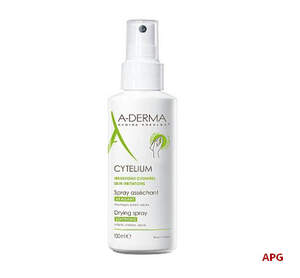 A-Derma Cytelium Спрей подсушивающий и успокаивающий для раздраженной кожи лица и тела 100 мл