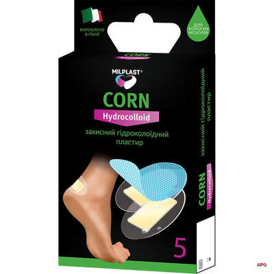 ПЛАСТ. MILPLAST CORN Hydrocolloid 7 х 3,8 см №5