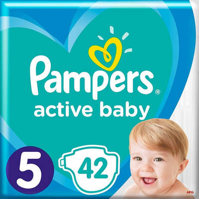 ПІДГУЗ PAMPERS ACTIVE BABY 5 (11-16 кг) №42 junior