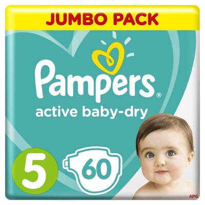 ПОДГУЗ PAMPERS ACTIVE BABY 5 (11-16 кг) №60 junior