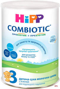 СМЕСЬ МОЛОЧН. HIPP 3 Combiotic 350 г