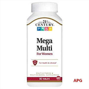 Century Mega Multi мультивитамины и минералы для женщин №90 табл
