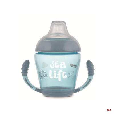 CANPOL КРУЖКА НЕПРОЛИВАЙКА Sea Life 230 мл 56/501 сіра