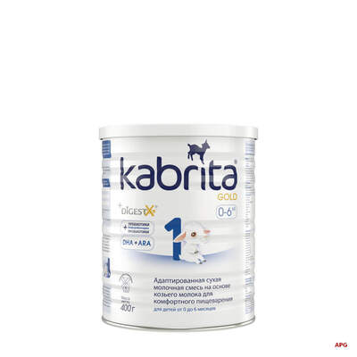 СМЕСЬ МОЛОЧН. KABRITA 1 GOLD на основе коз. молока 0-6 мес. 400 г