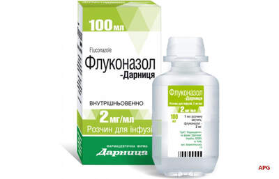 ФЛУКОНАЗОЛ-ДАРНИЦА 2 мг/мл 100 мл р-р д/инф. фл.