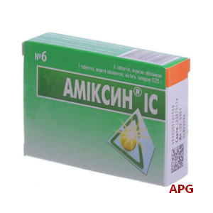АМІКСИН IC 0,125 г №6 табл. в/о