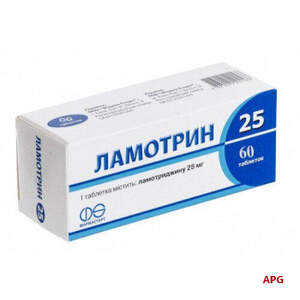 ЛАМОТРИН 25 25 мг №60 табл.