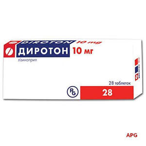 ДИРОТОН 10 мг N28 табл.