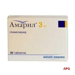 АМАРИЛ 3 мг N30 табл. блистер