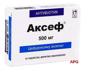 АКСЕФ 500 мг №10 табл. в/о