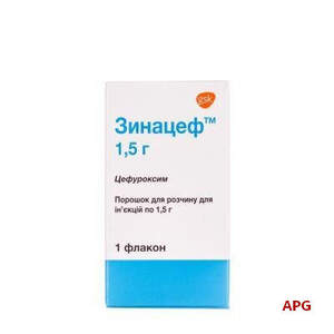 ЗИНАЦЕФ 1500 мг N1 пор. д/п ин. р-ра фл.