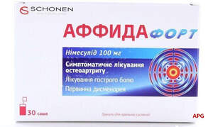 АФФИДА ФОРТ-НІМЕСУЛІД 100 мг/2 г №30 гран. саше