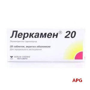 ЛЕРКАМЕН 20 20 мг №28 табл. в/о