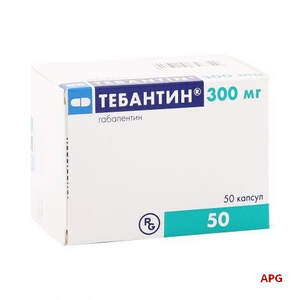 ТЕБАНТИН 300 мг №100 капс.