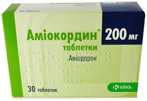 АМИОКОРДИН 200 мг N30 табл.