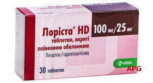 ЛОРИСТА HD 100 мг/25 мг N30 табл п/о