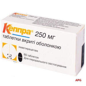 КЕППРА 250 мг №60 табл. в/о