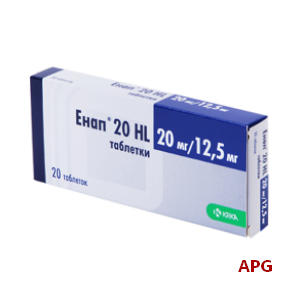ЕНАП 20HL 20 мг/12,5 мг №20 табл.