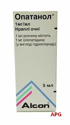 ОПАТАНОЛ 1 мг/мл 5 мл краплі очні фл.-крап.