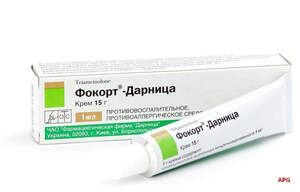 ФОКОРТ-ДАРНИЦЯ 1 мг/г 15 г крем туба