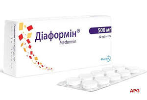 ДІАФОРМІН 500 мг №60 табл.
