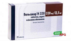 ВАЛЬСАКОР H320 320/12,5 мг N28 табл. п/о